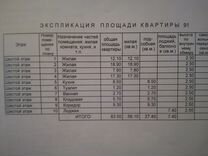 4-к квартира, 83.5 м², 6/9 эт.