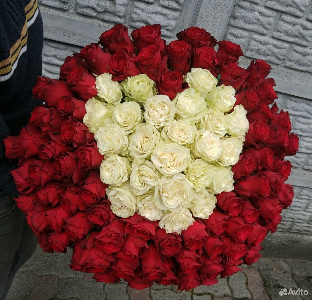 Роза 101 шт. 60 (см) купить на Зозу.ру - фотография № 10