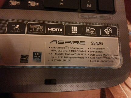 Acer aspire 5542G