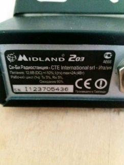 Радиостанция Рация Midland 203