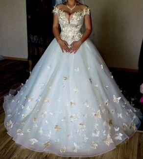 Уникальное свадебное платье