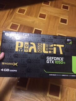 Видеокарта Palit GeForce GTX 1050 Ti stormx
