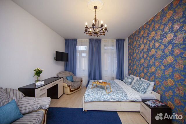 

1-к. квартира, 42 м², 2 кровати