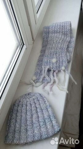 Комплект шапка и шарф