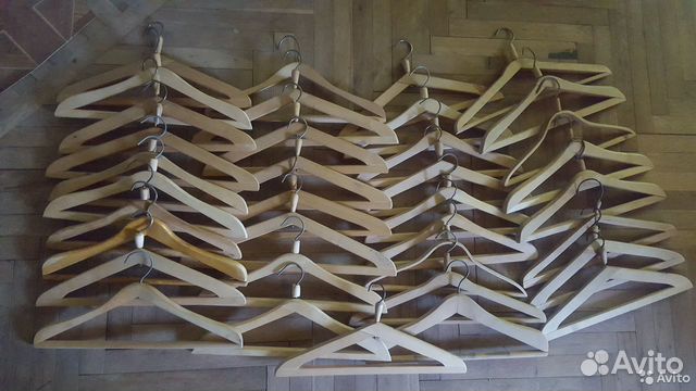 Пакетом вешалки деревянные СССР