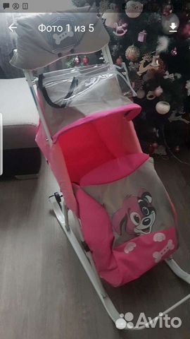 Коляска санки