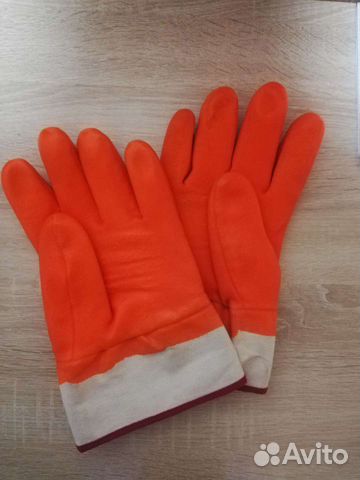 Перчатки резиновые рабочие