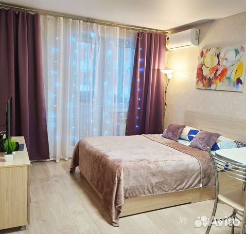 

Квартира-студия, 29 м², 2 кровати