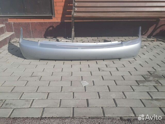 Бампер задний Акцент светл.серебро