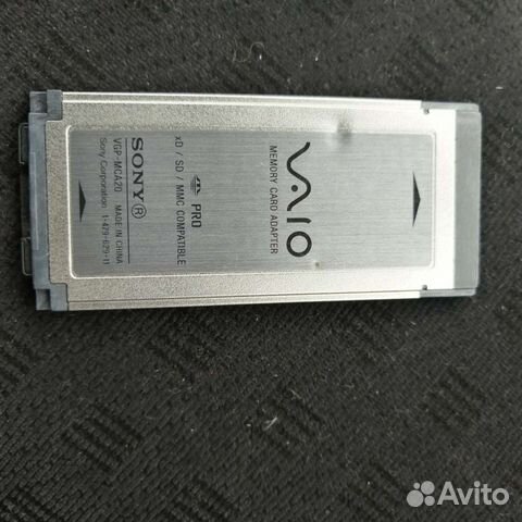 Адаптер карт памяти на Sony Vaio. Оригинал
