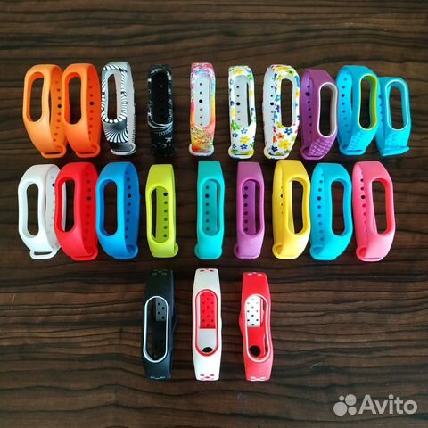 Силиконовые ремешки для xiaomi mi band 2