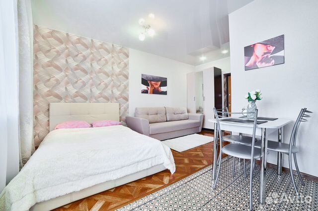 

Квартира-студия, 28 м², 2 кровати