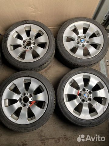 Колеса бмв е46 е90 R17 158 стиль с летней резиной