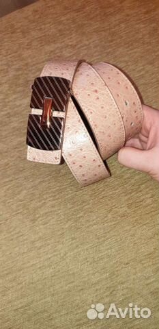 Ремень женский кожаный двусторонний