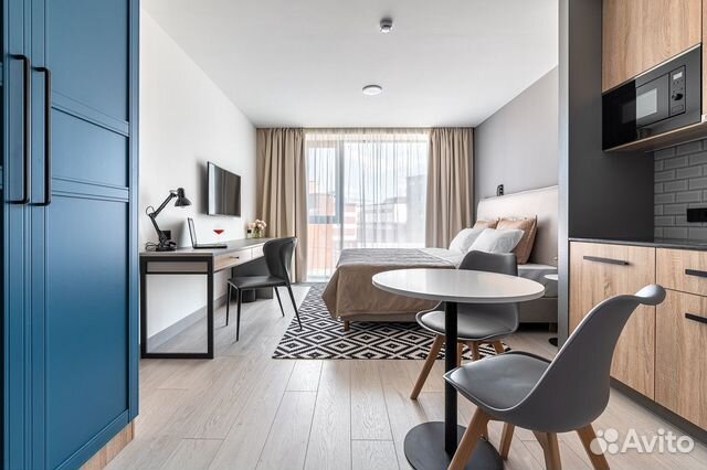 

Квартира-студия, 28 м², 1 кровать