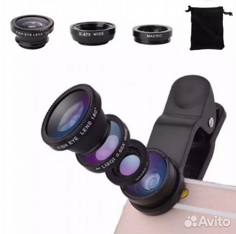 Объектив для телефона фишай