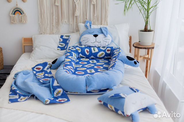 Гнездышко для ребенка 0-3 года, мобильная кроватка