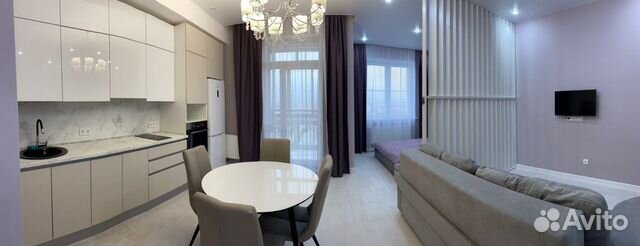 

Квартира-студия, 42 м², 2 кровати