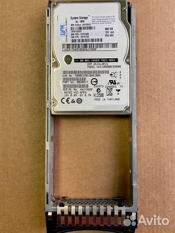 Жесткий Диск IBM 600GB 00Y2430 SAS 2.5