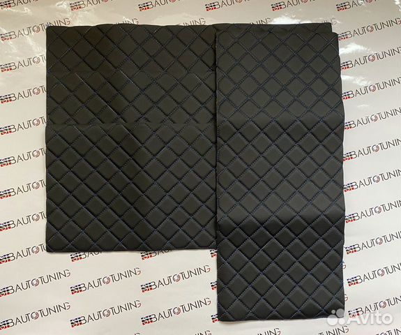 Вставки в дверные карты (ромб синяя строчка)