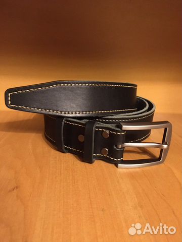 Мужской кожаный ремень