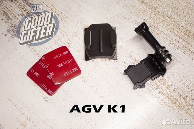 Крепление камеры GoPro на Мотошлем AGV K1