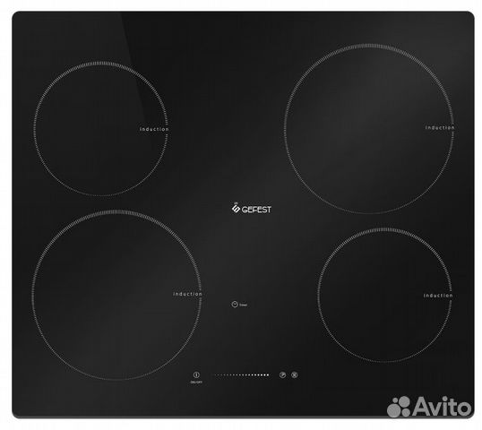 Поверхность варочная Гефест сн 4232 К1 (стеклокер