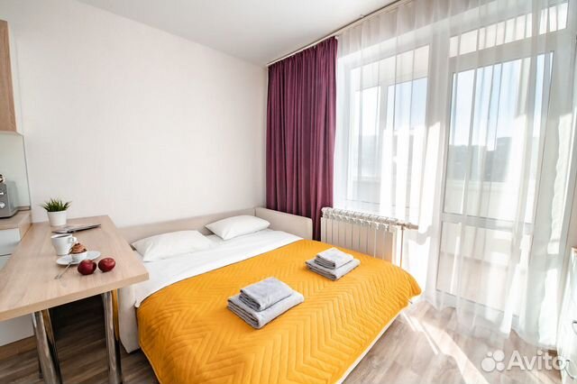 

Квартира-студия, 28 м², 1 кровать