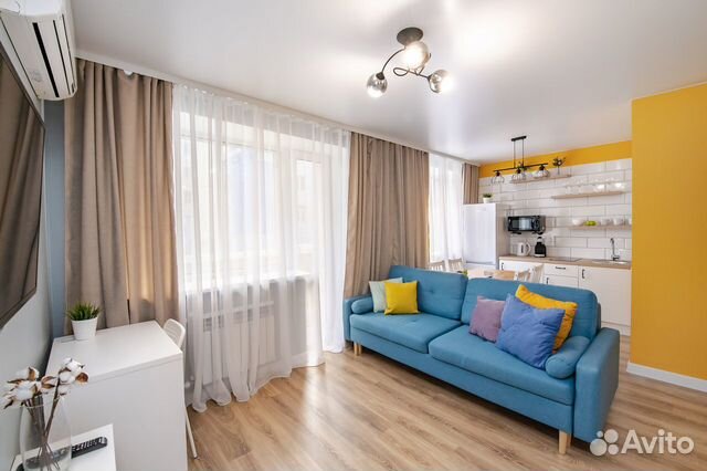 

1-к. квартира, 35 м², 2 кровати