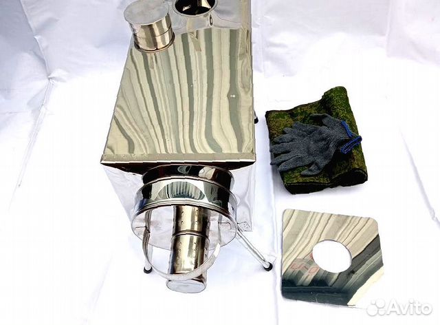 Печь для палатки Средняя на 30 л. без экранов