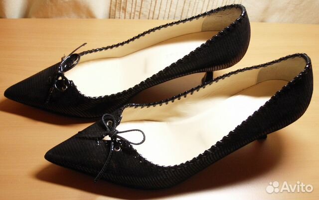 Черные туфли Fabiani, женские, кожаные