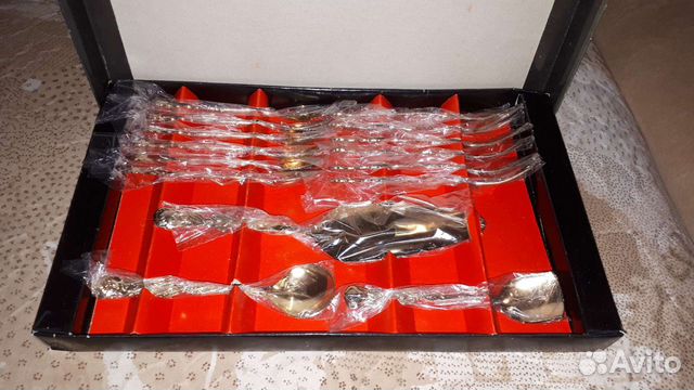 Набор столовых приборов новый