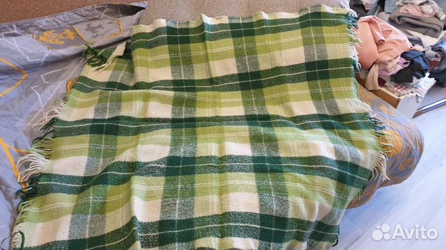 Плед шерстяной