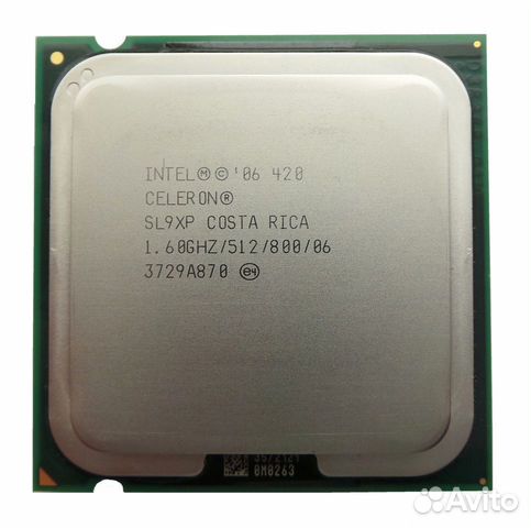 Процессор Intel Celeron 420 SL9XP 1.60 GHz
