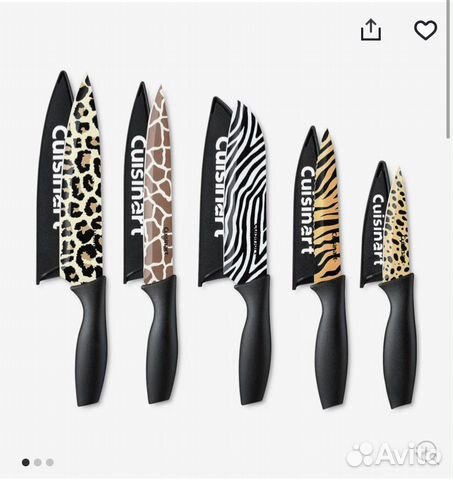 Набор кухонных ножей новый