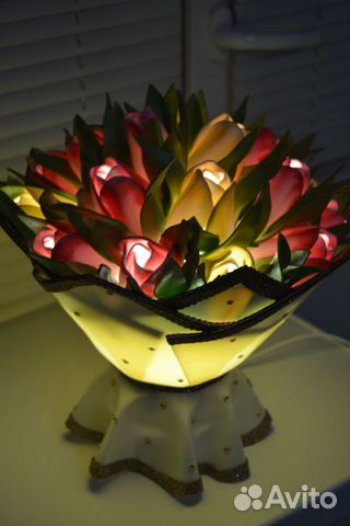 Подарки ручной работы (букеты-светильники, и др