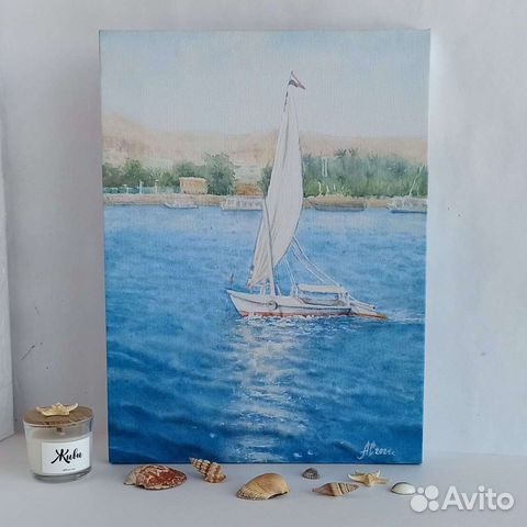 Корабль. Картина для интерьера