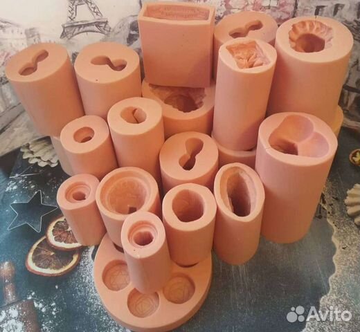 Силиконовые формы для изготовления мыла, свечей, г