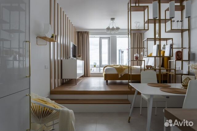 

Квартира-студия, 30 м², 2 кровати