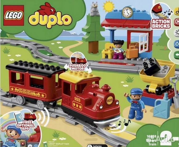 Lego Duplo железная дорога