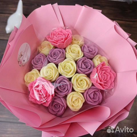 Шоколадные розы букет