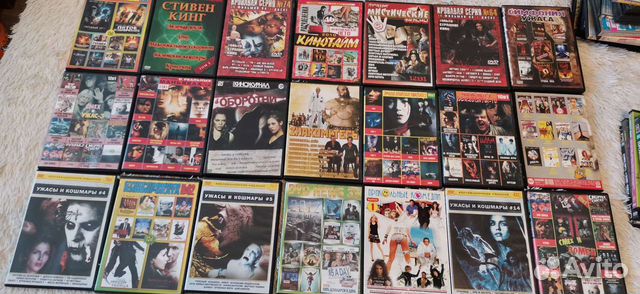 DVD диски с фильмами из личной коллекции