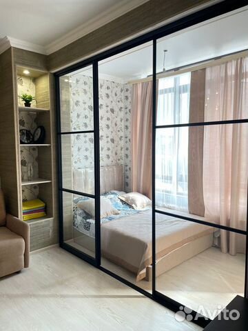 

Квартира-студия, 40 м², 2 кровати