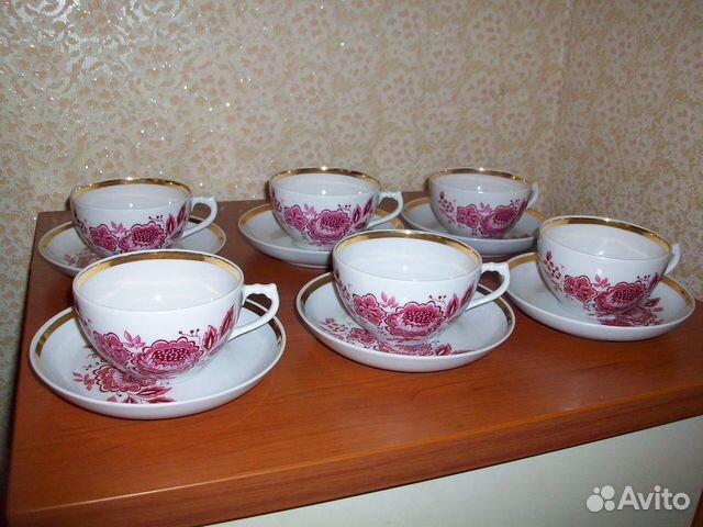 Чайный сервиз Дулёво СССР Винтаж от