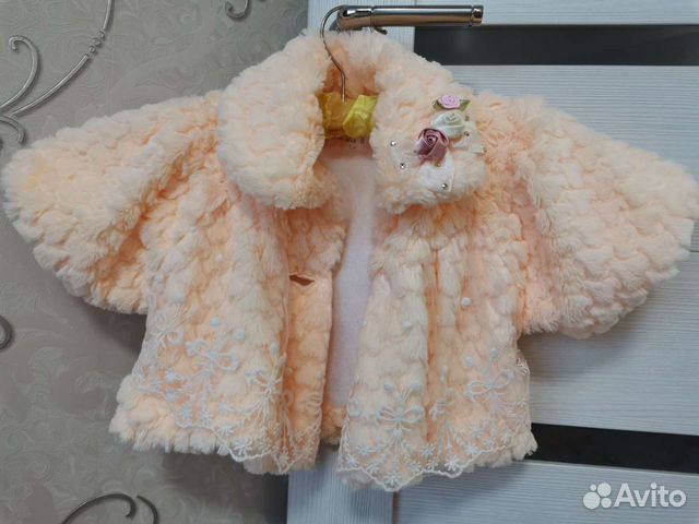 Накидка шубка детская