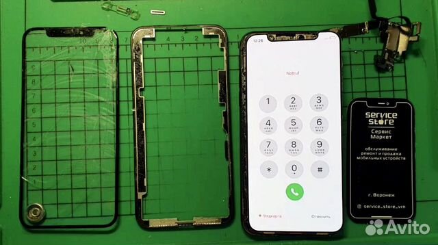 Замена/Переклейка стекла дисплея samsung/iPhone