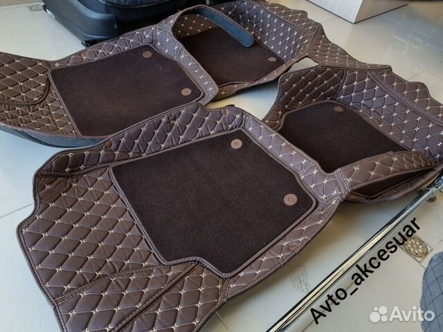 5D Ковры Skoda Rapid Octavia A5 - VW Polo Коричнев
