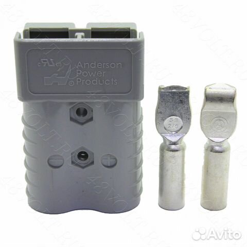 Разъём силовой Андерсон серый 120A