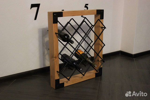 Полка для винных бутылок