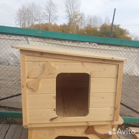 Будка для собаки/овчарки вход сбоку